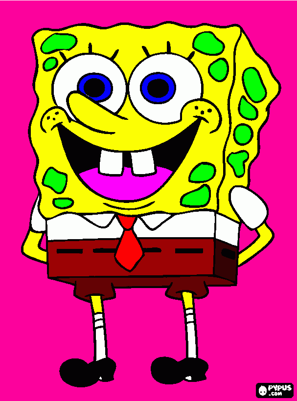 Omalovánka spongebob hlavni pargonista