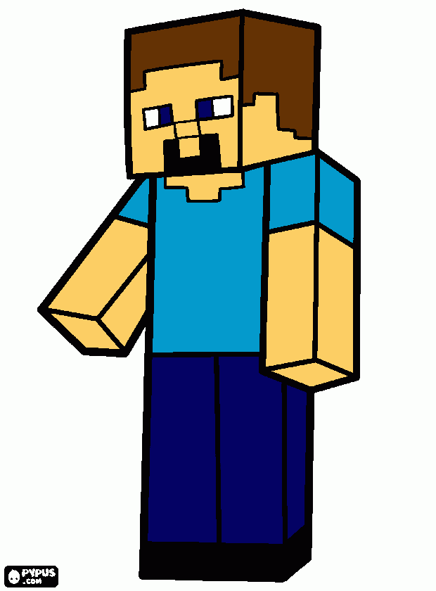 Omalovánka Steve
