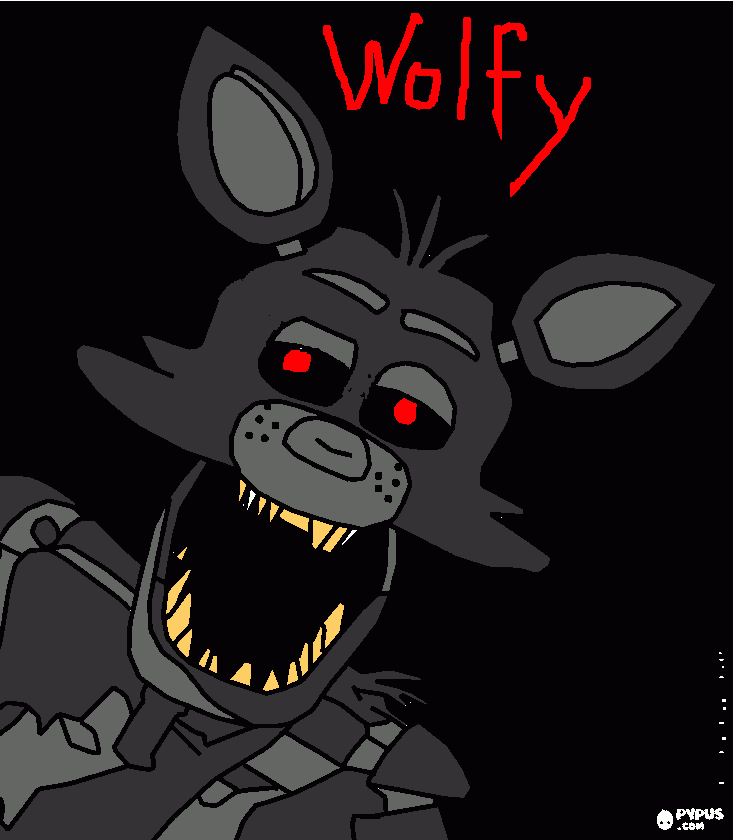 Omalovánka wolfy sry
