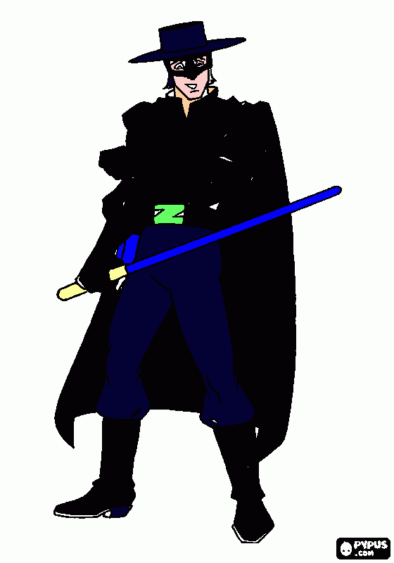 Omalovánka Zorro