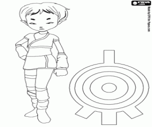 Omalovánka Aelita Schaeffer, Code Lyoko