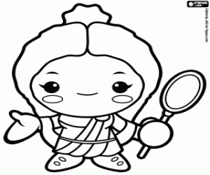 Omalovánka Afrodita nebo Venuše, bohyně lásky