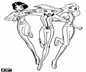 Omalovánka Alex, Clover a Sam v akci