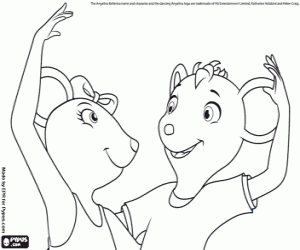 Omalovánka Angelina a Marco