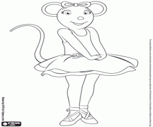 Omalovánka Angelina Ballerina