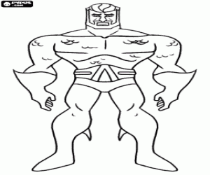 Omalovánka Aquaman, super hrdina