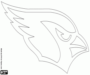 Omalovánka Arizona Cardinals logo
