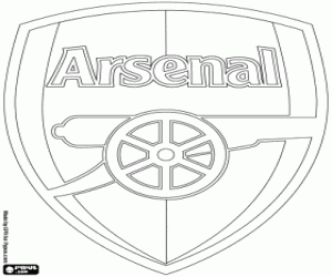 Omalovánka Arsenal je logo