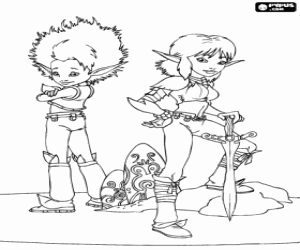 Omalovánka Arthur a Selenia, Minimojové