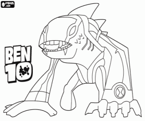 Omalovánka Articguana, Ben 10 000 alien