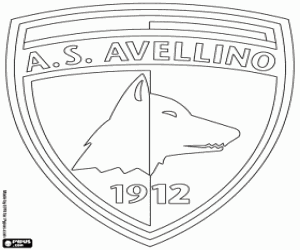 Omalovánka AS Avellino 1912 odznak