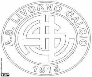 Omalovánka AS Livorno Calcio logo