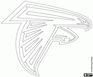Omalovánka Atlanta Falcons logo