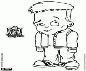 Omalovánka Baby Slow Moe, přítel Ghoulia