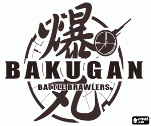 Omalovánka Bakugan Logo