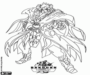 Omalovánka Barodius, Bakugan charakter