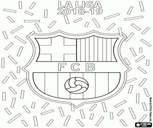 Omalovánka Barça, mistr 2018 – 2019