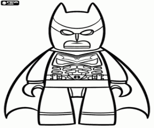 Omalovánka Batman, superhrdina Lego