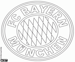 Omalovánka Bayern Mnichov emblém