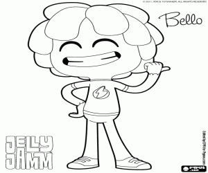 Omalovánka Bello, dítě s větší zvědavost