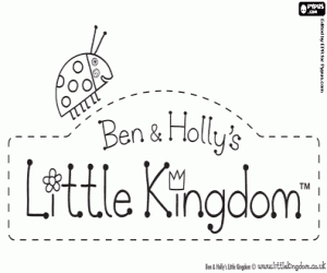 Omalovánka Ben and Holly’s Little Kingdom logo
