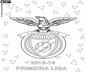 Omalovánka Benfica Lisabon, mistr 2013-2014