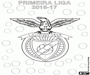 Omalovánka Benfica Lisabon, mistr 2016-2017