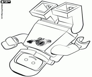 Omalovánka Benny astronaut v beztíže