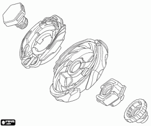Omalovánka Beyblade Metal Fusion