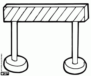 Omalovánka Bezpečnostní bariéra