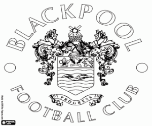 Omalovánka Blackpool FC odznak