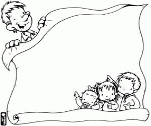 Omalovánka Blahopřání pro Den otců