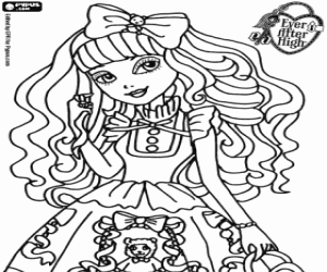Omalovánka Blondie Lockes, Ever After High