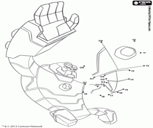 Omalovánka Bloox, Ben 10 Omniverse, body