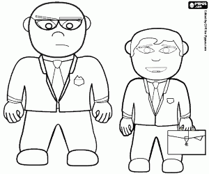 Omalovánka Bodyguard v akci