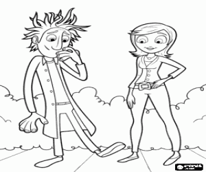 Omalovánka Bojácnost Flint s Samantha