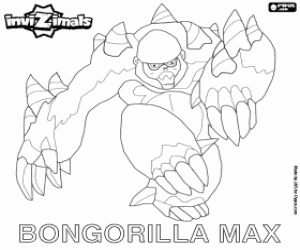 Omalovánka Bongorilla Max, Invizimals