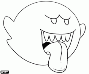 Omalovánka Boo, Super Mario Bros