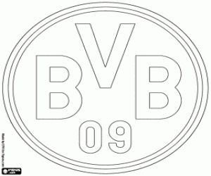 Omalovánka Borussia Dortmund logo