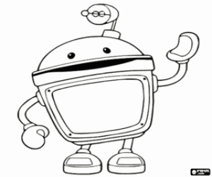 Omalovánka Bot, nejlepší přítel robota Umizoomi tým