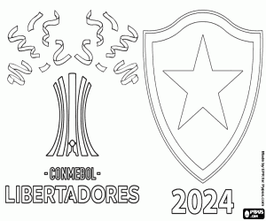 Omalovánka Botafogo, šampion Libertadores 2024
