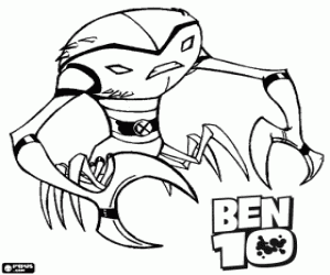Omalovánka Brainstorm, Ben 10 Alien Force