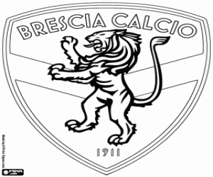 Omalovánka Brescia Calcio štít