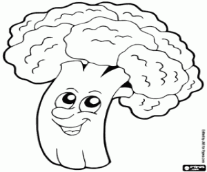 Omalovánka Brokolice