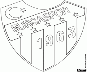 Omalovánka Bursaspor emblém