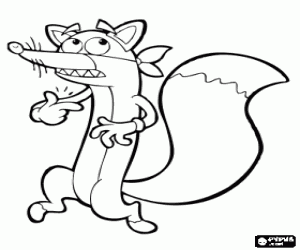 Omalovánka Bystrá liška Swiper