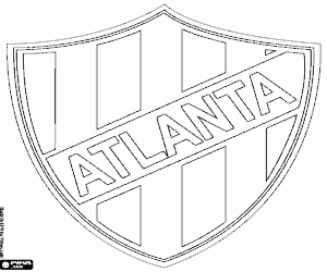 Omalovánka CA Atlanta emblém