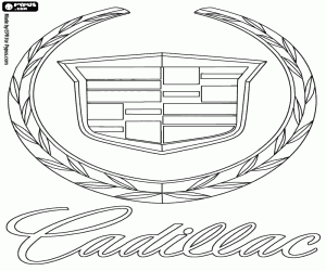 Omalovánka Cadillac logo