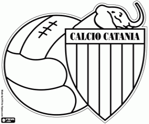 Omalovánka Calcio Catania odznak