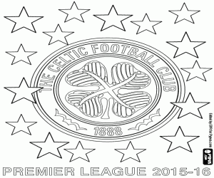 Omalovánka Celtic Glasgow, 2015-16 šampion